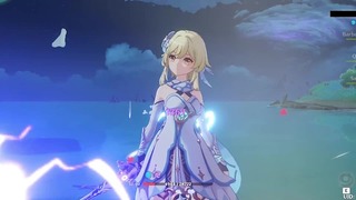 Lumine Traveler – Genshin Impact Ryona + Ragdoll – English/ Japanese リョナ/ Korean 료나/ Chinese 良娜