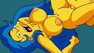 Hentai Porn Simpsons Character - Lesbian Hentai - Lois Griffin and Marge Simpson - XVIDEOS.COM