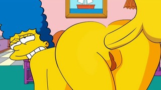 Marge Simpson Anal Der Simpsons-Porno