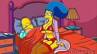 Sự trả thù của Margy! Lừa dối chồng với nhiều người đàn ông! Gia Đình Simpsons