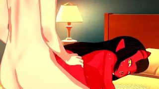 메루 Succubus 하루 종일 당신과 섹스하기 위해 방에 들어갑니다 – Anime Hentai 3D 편집