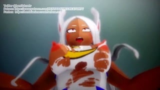 Mirko Rumi Usagiyama My Hero Academia 3D Hentai Animation Shortver