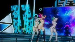 MMD Blackpink – Weet niet wat ik moet doen Naakt Vers. Xayah Soraka Syndra 3D-erotische dans