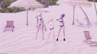 MMD Brave Girls – Chi Mat Ba Ram Ahri Kaisa Seraphine Kda Sexy Hot Dance League Of Legends Hentai