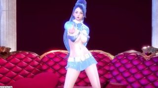 MMD Sunmi – Heart Burn Kaisa Danse Kpop Sexy League Of Legends Kda non censuré Hentai R18