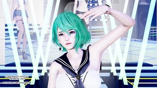 MMD Taylor Swift – Shake It Off Doa Tamaki Misaki Hot Teen Sexy Dance 4K School Uniform