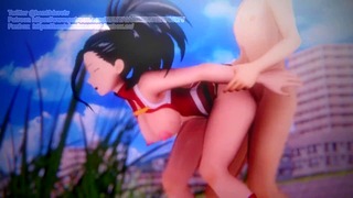 Momo Yaoyorozu Creati Under The Bridge My Hero Academia 3D Hentai Animation Shortver