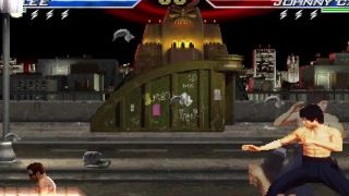 Mortal Kombat Nieuw tijdperk 2022 Bruce Lee versus Johnny Cage