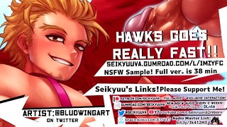 My Hero Academia Hawks Goes Really Fast!!! – Female Pronouns Art:bludwingart
