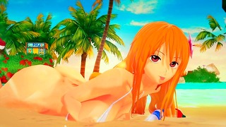 Η Nami θέλει να τη γαμήσεις σκληρά One Piece - Hentai 3D + POV
