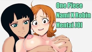 나미 X 로빈 Hentai 조이 One Piece