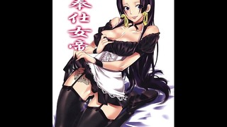 One Piece – Boa Hancock blir hot maid / Doggy Style / Blowjob / Cum Inside Pussy