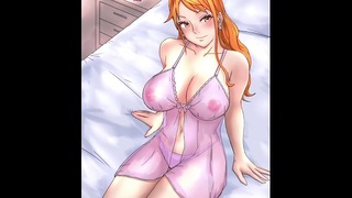 One Piece – Cum Inside Horny Nami Tight Pussy / Titty Fuck / Blowjob