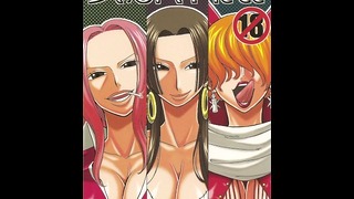 One Piece – Perfect Milf Plays With Horny Guys / Double Penetration / Double Blowjob