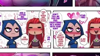 Raven And Starfire Rubbing Pussys Teen Titans Hentai