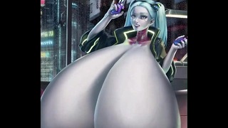 Rebecca Cyberpunk Expansión de senos