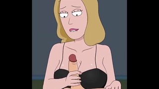 Rick And Morty – A Way Back Home – Sex Scene Only – Part 47 Beth Handjob By Loveskysanx