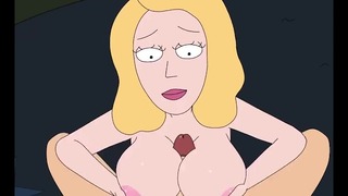 Rick And Morty – A Way Back Home – Adegan Seks Sahaja – Bahagian 58 Beth Boobjob Oleh Loveskysanx
