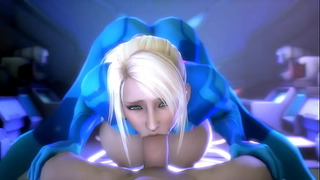 Samus Aran Blowjob