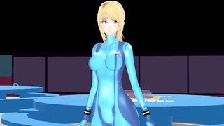 Samus Aran Is Fucked In The Spaceship From Among Us Metroid Anime Hentai 3D