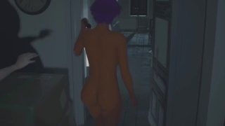 Szexis Black Widow Natasha Romanoff_Latex Chubby Thicker Nude_Sexy Latex Big Ass Resident Evil 2
