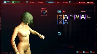 Sexy Girls In Erotic Clothes In The Cyberpunk Game Cyberpunk 2077