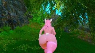 Skyrim Eroottinen pelattavuus Thicc Bunny Momo 2