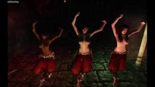 Skyrim Remastered Sexy Naked Dance