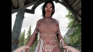 Skyrim Slut Fucks Cheating Husband