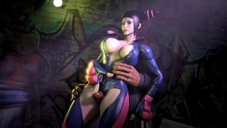 Street Fighter – Juri Han Thigh-Job Short