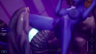 Subverse - Mostro alieno peloso con un enorme cazzo di cavallo e sborrata nel culo stretto