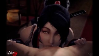 Thiếu nữ mọng nước của Pockyin Ninja Gaiden/Doa SFM Porn