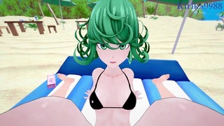 Мы с Тацумаки занимаемся интенсивным сексом на пляже. - Ванпанчмен Hentai