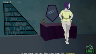 Teen Titans Ep 15 Olhando A Bunda E Peitos De Raven Sobre A Camiseta Pequena