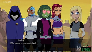 Teen Titans Ep 18 コンヘチェンド テラ ア ノヴィーニャ ロイラ