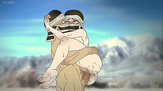 *Telehab* Kakushi Froze On The Mountains And Decided To Warm Up By Fucking !Hentai – Demon Slayer 2D Anime Cartoon