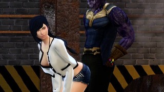 Thanos a des relations sexuelles torrides avec Tifa Lockhart – Wopa