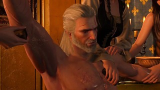 The Witcher 3 Epizoda 7: Geralt se koupe se třemi náhodnými dívkami