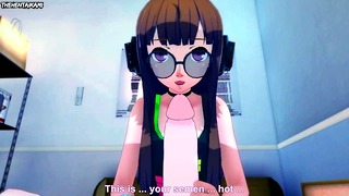 Visiting Futaba Sakura From Persona 5 At Home Hentai Uncensored