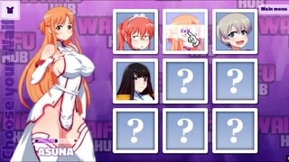 Waifu Hub Hentai Parody Game Pornplay Ep.1 Asuna Porn Couch Casting