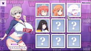 Waifu Hub Hentai Parody Game Pornplay Ep.6 Asuna Porn Couch Casting – She Orgasm Three Times While Cuckolding Her