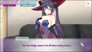 Waifu Hub S5- Mona Genshin Impact Parody Hentai Joc Pornplay Ep.1 The Sexy Naked Astrolog