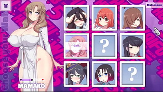 Waifu Hub S5 – Mona Genshin 冲击模仿 Hentai 游戏色情游戏第 3 集在沙发试镜期间进行粗暴的肛门性交