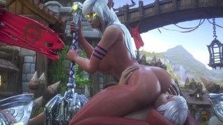 Warcraft Elfe Futanari Compilation 3