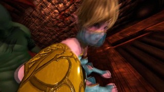 Zelda Encouraging Femboy Link To Take Monster Cock In His Ass 3D Hentai Animation