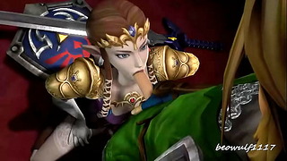 Zelda Sucking Link’s Dick