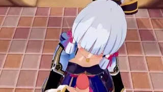 Ayaka Genshin Impact 3D Hentai 1/8