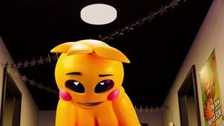Chica Hard Dick Riding After Party Furry FNAF Hentai 4K 60 Fps