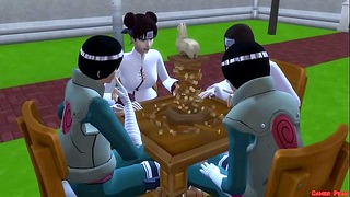 El Equipo 9 Tiene Nuevo Entrenamiento Tenten Follada Gangbang Naruto Hentai