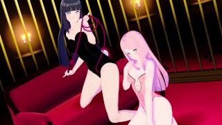 Hinata og Sakura Kærlighed trekant Naruto Ucensureret Hentai Promo